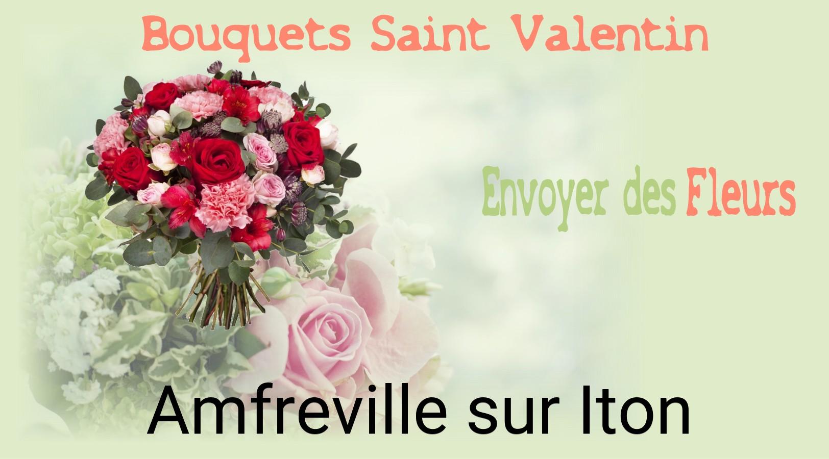 Roses de Saint-Valentin livrées à Amfreville-sur-Iton